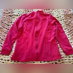 Mandala Scrubs Hot Pink Jacket (M)